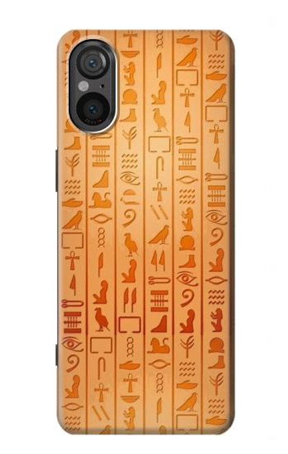 S3440 エジプトの象形文字 Egyptian Hieroglyphs Sony Xperia 5 V バックケース、フリップケース・カバー