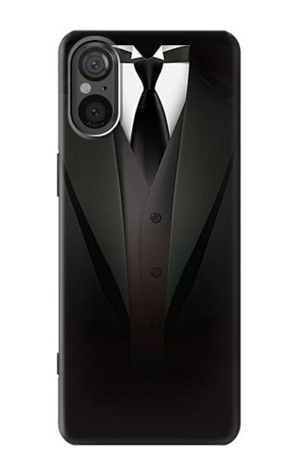 S3534 メンズスーツ Men Suit Sony Xperia 5 V バックケース、フリップケース・カバー