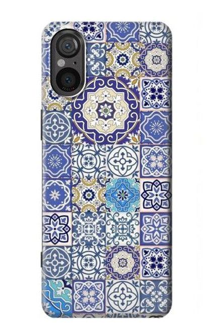 S3537 モロッコのモザイクパターン Moroccan Mosaic Pattern Sony Xperia 5 V バックケース、フリップケース・カバー