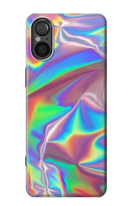 S3597 ホログラフィック写真印刷 Holographic Photo Printed Sony Xperia 5 V バックケース、フリップケース・カバー