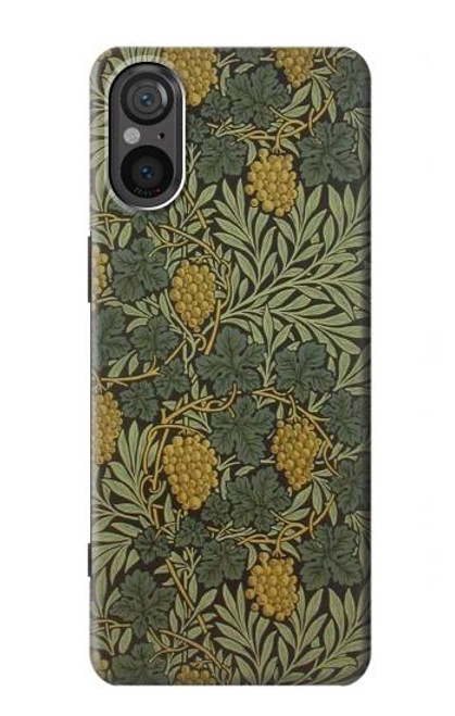 S3662 ウィリアム・モリス・ヴァイン・パターン William Morris Vine Pattern Sony Xperia 5 V バックケース、フリップケース・カバー