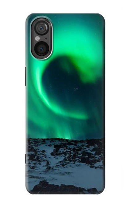 S3667 オーロラノーザンライト Aurora Northern Light Sony Xperia 5 V バックケース、フリップケース・カバー