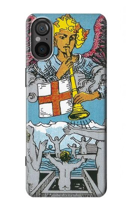 S3743 タロットカード審判 Tarot Card The Judgement Sony Xperia 5 V バックケース、フリップケース・カバー