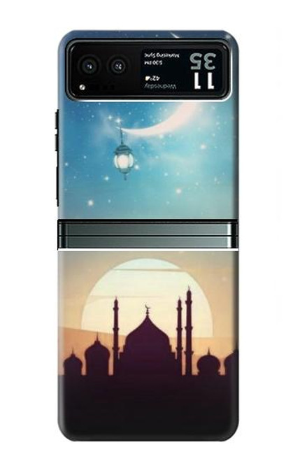 S3502 イスラムの夕日 Islamic Sunset Motorola Razr 40 バックケース、フリップケース・カバー