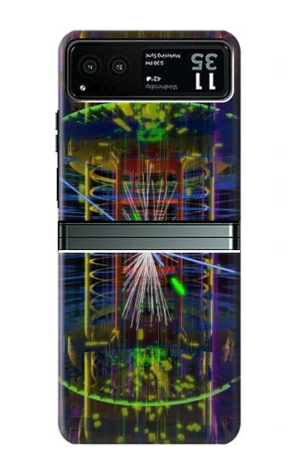 S3545 量子粒子衝突 Quantum Particle Collision Motorola Razr 40 バックケース、フリップケース・カバー