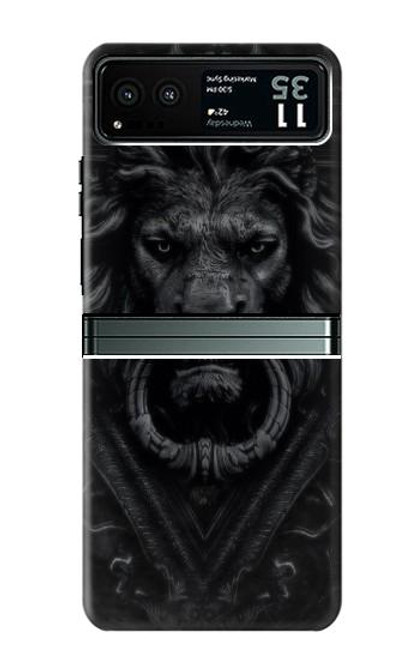 S3619 ダークゴシックライオン Dark Gothic Lion Motorola Razr 40 バックケース、フリップケース・カバー