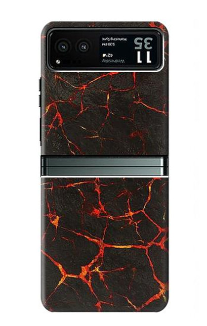 S3696 溶岩マグマ Lava Magma Motorola Razr 40 バックケース、フリップケース・カバー