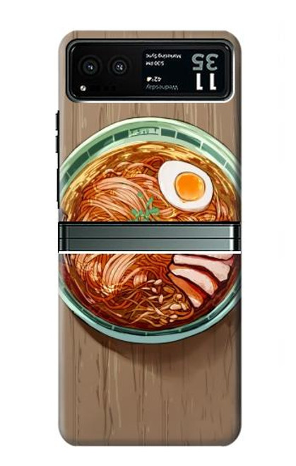 S3756 ラーメン Ramen Noodles Motorola Razr 40 バックケース、フリップケース・カバー