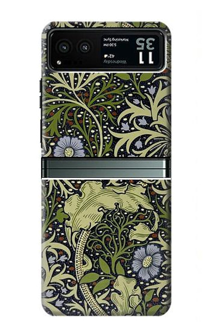 S3792 ウィリアムモリス William Morris Motorola Razr 40 バックケース、フリップケース・カバー