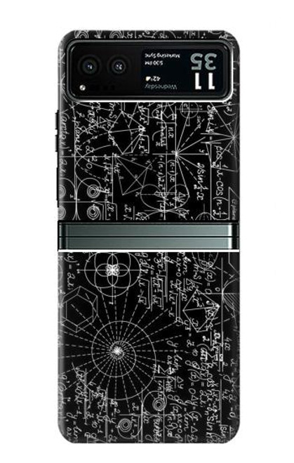 S3808 数学黒板 Mathematics Blackboard Motorola Razr 40 バックケース、フリップケース・カバー