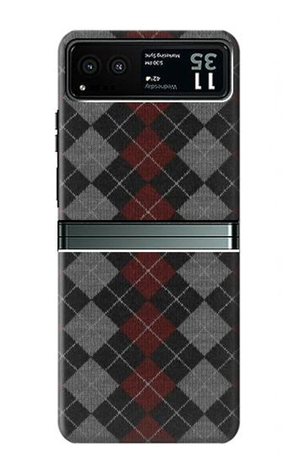 S3907 セーターのテクスチャ Sweater Texture Motorola Razr 40 バックケース、フリップケース・カバー