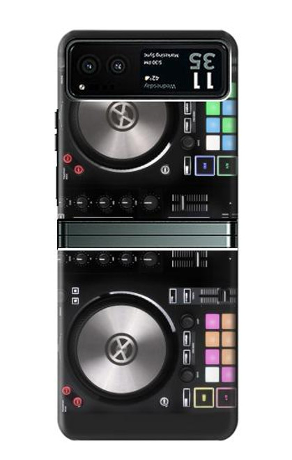 S3931 DJ ミキサー グラフィック ペイント DJ Mixer Graphic Paint Motorola Razr 40 バックケース、フリップケース・カバー