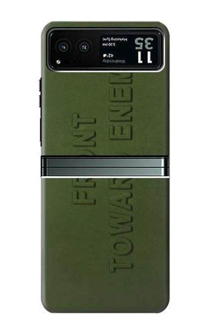 S3936 敵に向かって正面から Front Toward Enermy Motorola Razr 40 バックケース、フリップケース・カバー