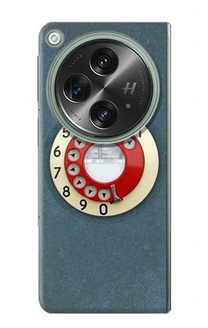 S1968 ロータリーダイヤル電話 Rotary Dial Telephone OnePlus OPEN バックケース、フリップケース・カバー