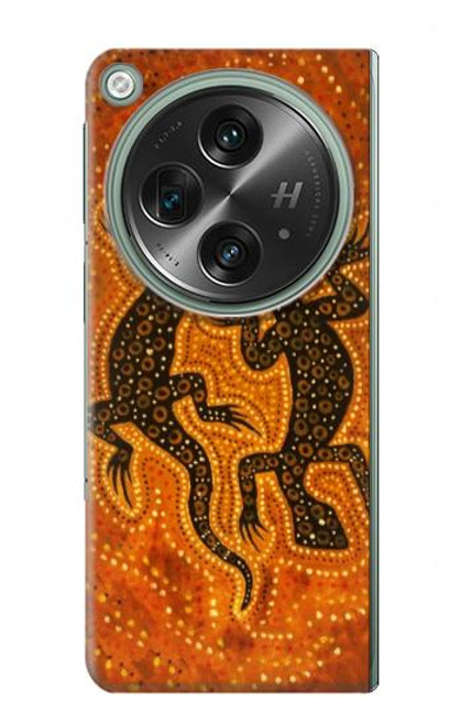 S2901 リザードアボリジニアート Lizard Aboriginal Art OnePlus OPEN バックケース、フリップケース・カバー