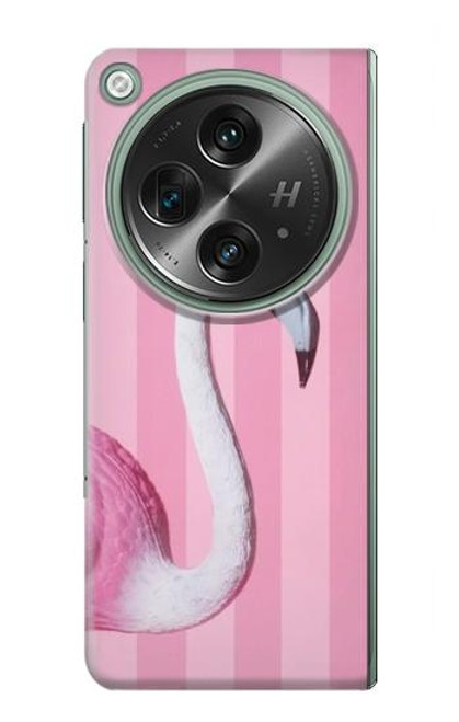 S3805 フラミンゴピンクパステル Flamingo Pink Pastel OnePlus OPEN バックケース、フリップケース・カバー