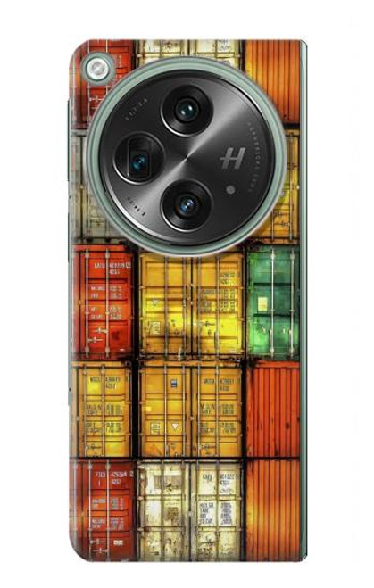 S3861 カラフルなコンテナ ブロック Colorful Container Block OnePlus OPEN バックケース、フリップケース・カバー