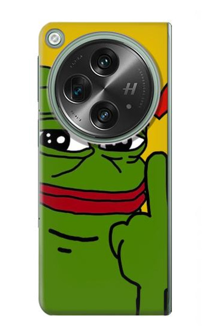 S3945 ペペ・ラブ・ミドルフィンガー Pepe Love Middle Finger OnePlus OPEN バックケース、フリップケース・カバー