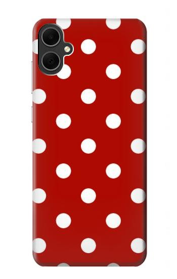 S2951 赤の水玉 Red Polka Dots Samsung Galaxy A05 バックケース、フリップケース・カバー