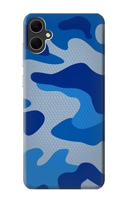 S2958 陸軍青迷彩 Army Blue Camo Camouflage Samsung Galaxy A05 バックケース、フリップケース・カバー