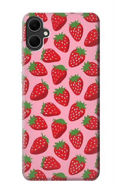 S3719 いちご柄 Strawberry Pattern Samsung Galaxy A05 バックケース、フリップケース・カバー