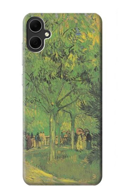 S3748 フィンセント・ファン・ゴッホ パブリックガーデンの車線 Van Gogh A Lane in a Public Garden Samsung Galaxy A05 バックケース、フリップケース・カバー