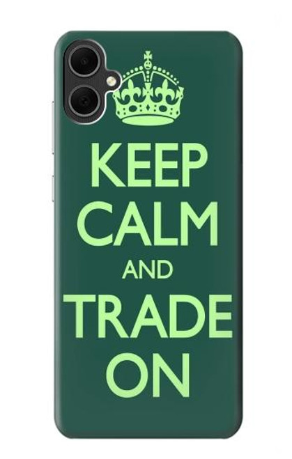 S3862 落ち着いてトレード Keep Calm and Trade On Samsung Galaxy A05 バックケース、フリップケース・カバー