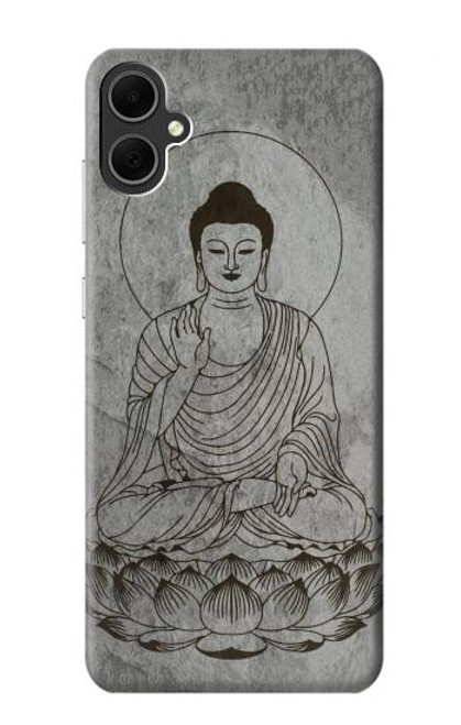 S3873 ブッダ ライン アート Buddha Line Art Samsung Galaxy A05 バックケース、フリップケース・カバー