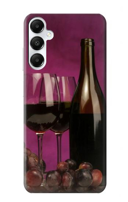 S0910 赤ワイン Red Wine Samsung Galaxy A05s バックケース、フリップケース・カバー