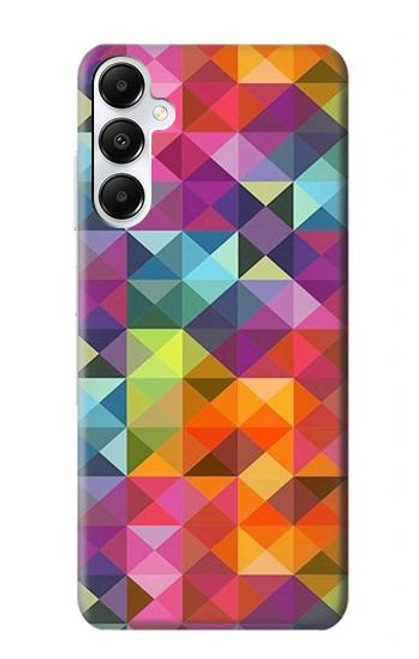 S3477 抽象的なダイヤモンドパターン Abstract Diamond Pattern Samsung Galaxy A05s バックケース、フリップケース・カバー