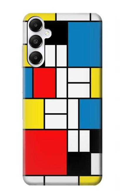 S3814 ピエトモンドリアン線画作曲 Piet Mondrian Line Art Composition Samsung Galaxy A05s バックケース、フリップケース・カバー