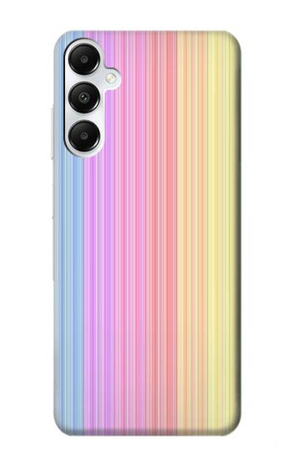 S3849 カラフルな縦の色 Colorful Vertical Colors Samsung Galaxy A05s バックケース、フリップケース・カバー