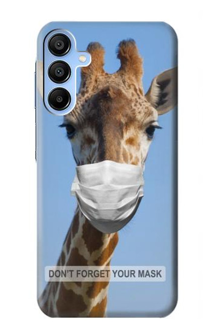 S3806 面白いキリン Funny Giraffe Samsung Galaxy A15 5G バックケース、フリップケース・カバー