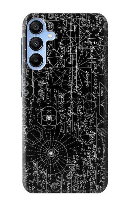 S3808 数学黒板 Mathematics Blackboard Samsung Galaxy A15 5G バックケース、フリップケース・カバー