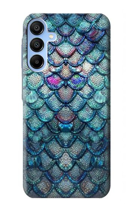 S3809 人魚の鱗 Mermaid Fish Scale Samsung Galaxy A15 5G バックケース、フリップケース・カバー