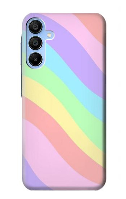 S3810 パステルユニコーンサマー波 Pastel Unicorn Summer Wave Samsung Galaxy A15 5G バックケース、フリップケース・カバー