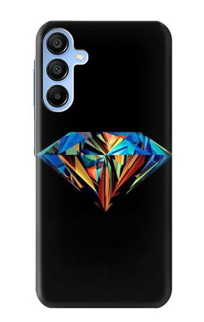 S3842 抽象的な カラフルな ダイヤモンド Abstract Colorful Diamond Samsung Galaxy A15 5G バックケース、フリップケース・カバー