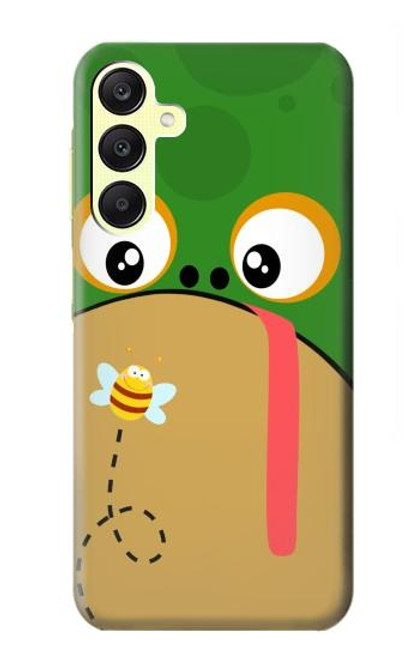 S2765 かわいいカエル ハチ 漫画 Frog Bee Cute Cartoon Samsung Galaxy A25 5G バックケース、フリップケース・カバー