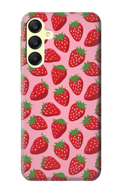 S3719 いちご柄 Strawberry Pattern Samsung Galaxy A25 5G バックケース、フリップケース・カバー