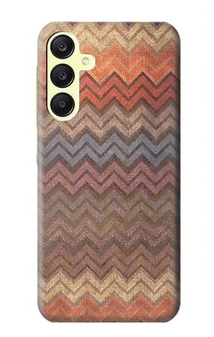 S3752 ジグザグ生地パターングラフィックプリント Zigzag Fabric Pattern Graphic Printed Samsung Galaxy A25 5G バックケース、フリップケース・カバー