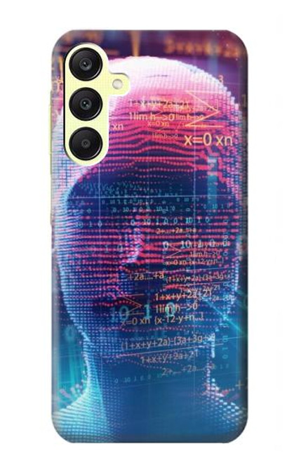 S3800 デジタル人顔 Digital Human Face Samsung Galaxy A25 5G バックケース、フリップケース・カバー