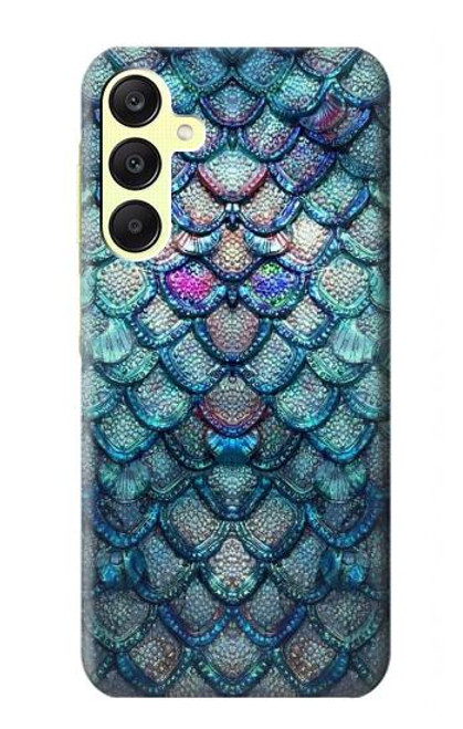 S3809 人魚の鱗 Mermaid Fish Scale Samsung Galaxy A25 5G バックケース、フリップケース・カバー