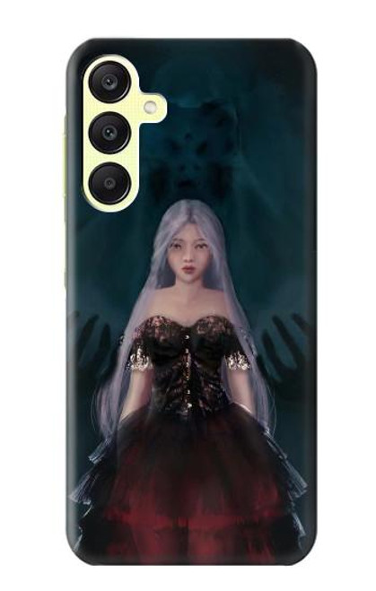 S3847 リリス 花嫁 ゴシック女 スカル死神 Lilith Devil Bride Gothic Girl Skull Grim Reaper Samsung Galaxy A25 5G バックケース、フリップケース・カバー