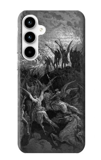 S1026 ギュスターヴ・ドレ 失楽園 Gustave Dore Paradise Lost Samsung Galaxy A35 5G バックケース、フリップケース・カバー
