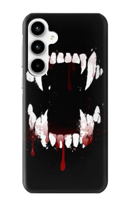 S3527 吸血鬼の歯 Vampire Teeth Bloodstain Samsung Galaxy A35 5G バックケース、フリップケース・カバー