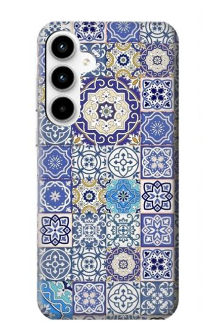 S3537 モロッコのモザイクパターン Moroccan Mosaic Pattern Samsung Galaxy A35 5G バックケース、フリップケース・カバー