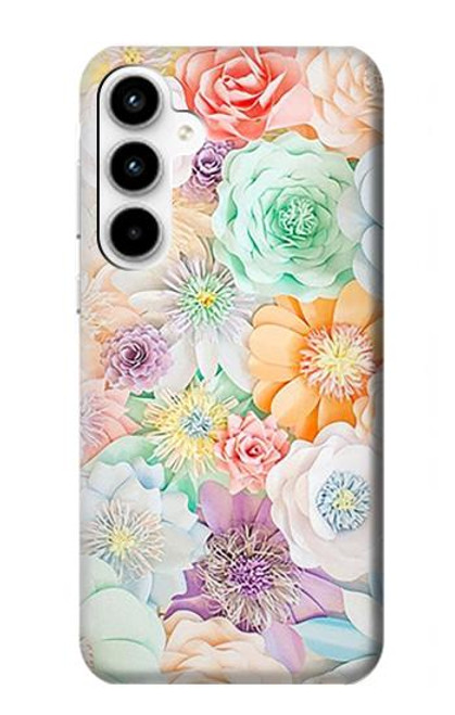 S3705 パステルフローラルフラワー Pastel Floral Flower Samsung Galaxy A35 5G バックケース、フリップケース・カバー
