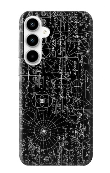 S3808 数学黒板 Mathematics Blackboard Samsung Galaxy A35 5G バックケース、フリップケース・カバー