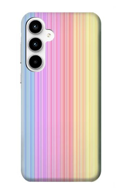 S3849 カラフルな縦の色 Colorful Vertical Colors Samsung Galaxy A35 5G バックケース、フリップケース・カバー