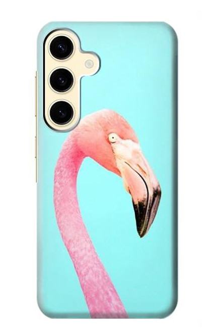 S3708 ピンクのフラミンゴ Pink Flamingo Samsung Galaxy S24 バックケース、フリップケース・カバー